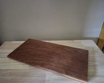 Cherry Charcuterie Board with Beveled Edge - Handmade Wood Serving Board, Cheese Platter, Kitchen Gift