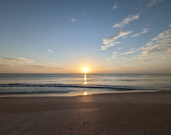 Ocean Sunrise Reflection