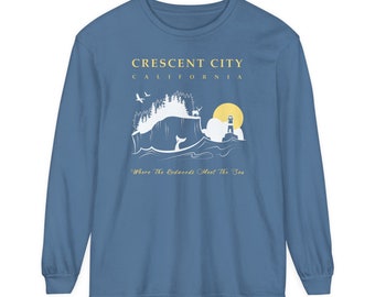 Crescent City Design 1 - Camicia tinta in capo a maniche lunghe