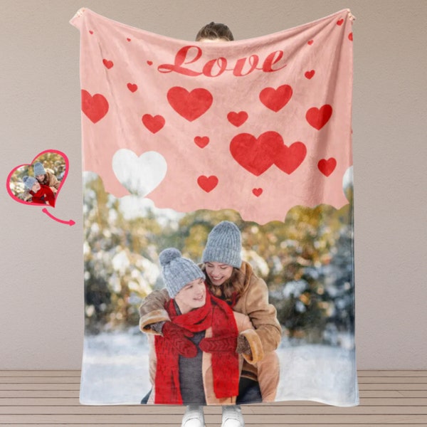 Custom Photo Blanket Personalized Blanket Personalized Photo Blanket Picnic Blanket Gifts For her Personalized Blanket Customizable Blanket
