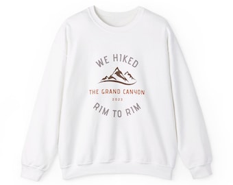 Grand Canyon RIM TO RIM Hike Crewneck Sweatshirt