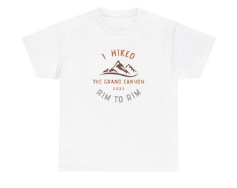 Grand Canyon Rim To Rim Hike T-Shirt, Nature Apparel