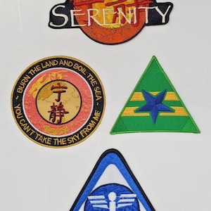 Serenity Firefly 2"-5" DELUXE Patch Set of 4
