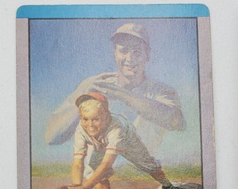 Original 1953 Lou Gehrig Playing Card
