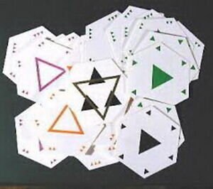 Vintage Battlestar Galactica 55 Card Pyramid Card Game w Instructions