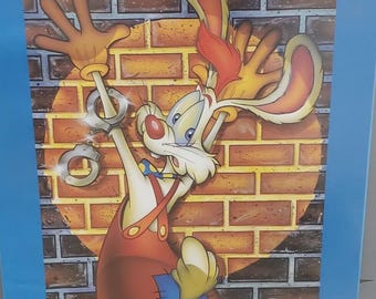 Vintage Roger Rabbit in SPOTLIGHT 23"x35" Poster-OSP- UNUSED