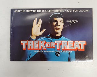 1977 Trek or Treat Star Trek Funny Captions Books