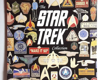 1992 Star Trek Hollywood Pin Cloisonne Pin 8 Page Color Catalog