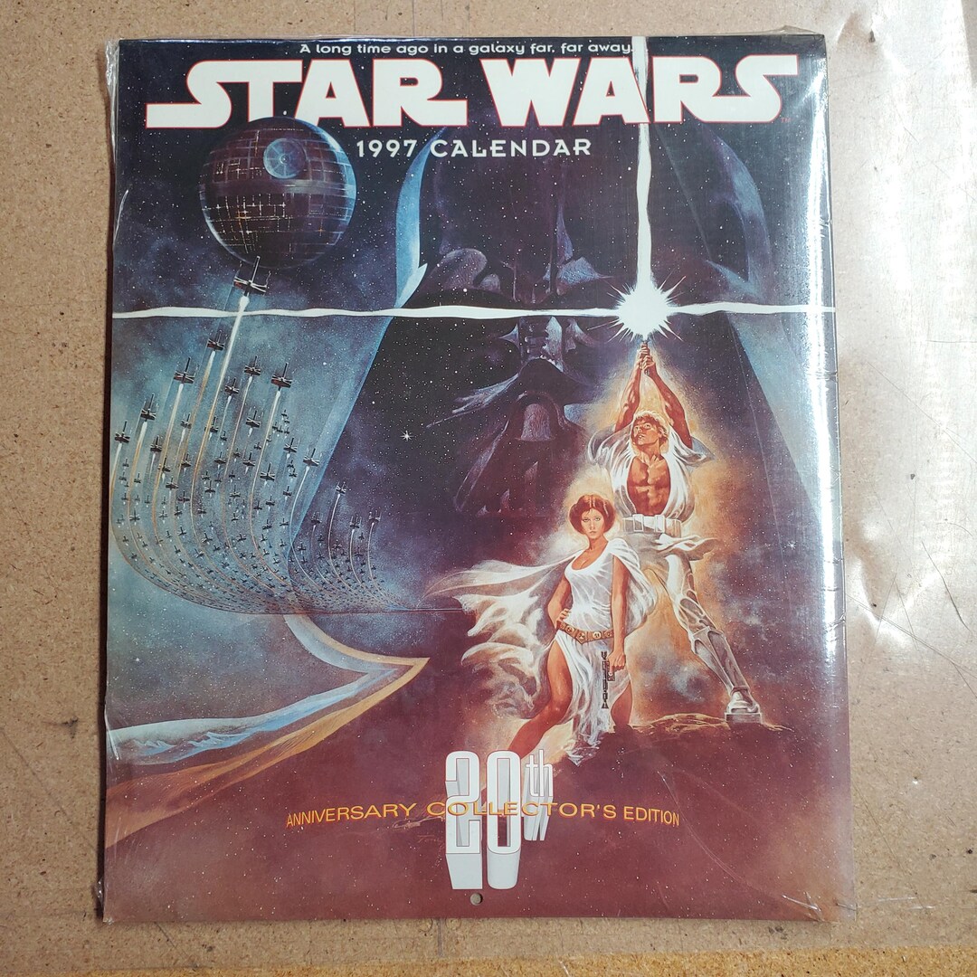 スター・ウォーズ 映画パンフレット.1984年カレンダーJSWFC会報誌 1997年製ヴィンテージ スター・ウォーズ 20周年記念カレンダー（2025年