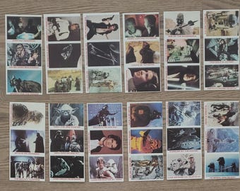 1980 Burger King Star Wars UNCUT 36 Card Set- Near Mint