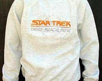 Vintage Star Trek Deep Space 9 Sweat Shirt- Size MEDIUM- Roddenberry Collection