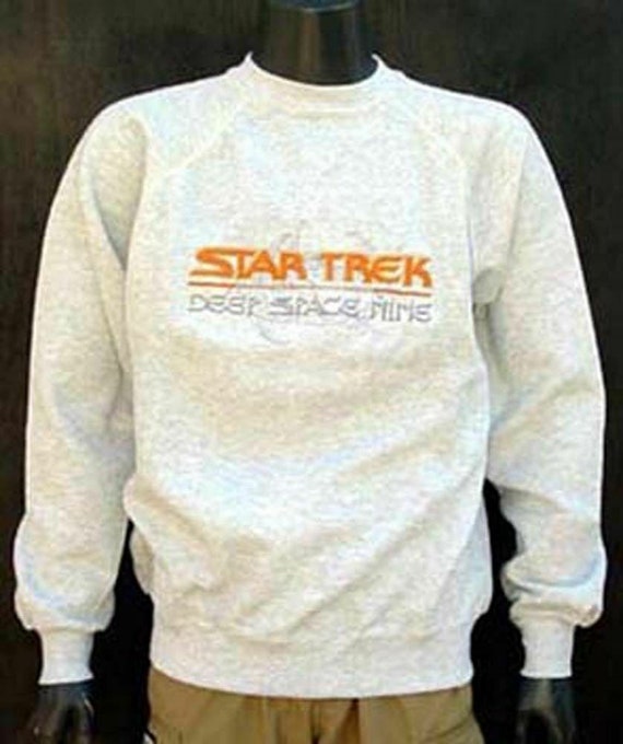 Vintage Star Trek Deep Space 9 Sweat Shirt- Size L
