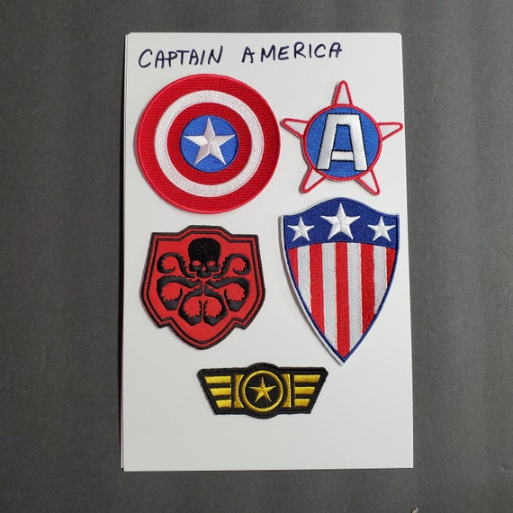 Cosplay Captain America 3"-4" DELUXE Patch Set of… - image 1