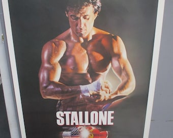 1985 ROCKY IV Sylvester Stallone 27x41 Movie Poster MH81