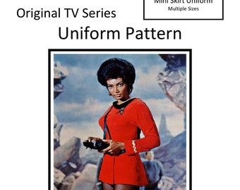 Star Trek Classic Women&#39;s Mini Skirt Uniform Pattern-Multiple Sizes from Lincoln Enterprises