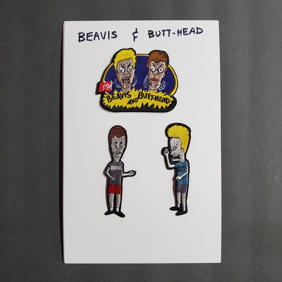 Beavis & Butt-Head 4" DELUXE Patch Set of 3 - image 1