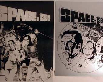 Space:1999 Vintage Promo 11"x14" Poster Set of 2- UNUSED!