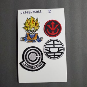 Cosplay Dragonball Z 2&quot;-4&quot; DELUXE Patch Set of 4