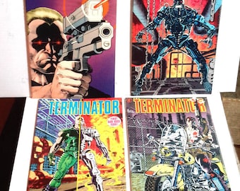 1990 Terminator:Tempest Comic Book Set of 4- Dark Horse First Series #1-4 UNREAD
