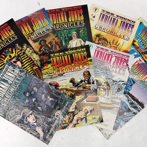 1992-93 Young Indiana Jones Chronicles DH Comic Book #1-9 Set