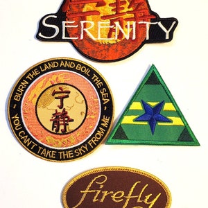 Serenity Firefly 2&quot;-5&quot; DELUXE Patch Set of 4