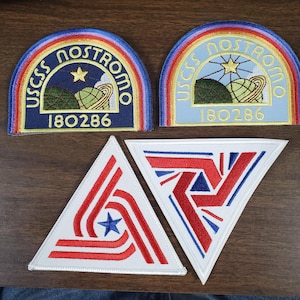First ALIEN Movie Deluxe 4" USCSS Nostromo Patch set of 4