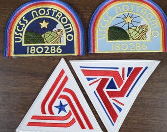 First ALIEN Movie Deluxe 4" USCSS Nostromo Patch set of 4