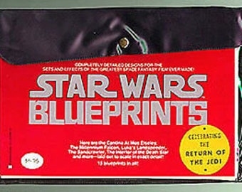 Warehouse Find 1978 Star Wars Original Blueprint Set-15 Sheets in Pouch-UNUSED