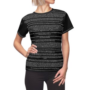 Women&#39;s The Tell Tale Heart full text T, in black