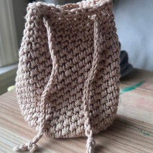 Handmade Crochet Dice/Trinket/Crystal Pouch