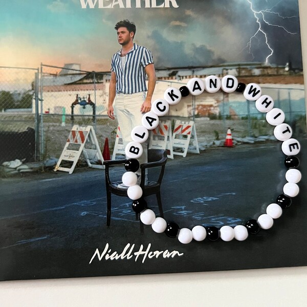 Niall Horan Bracelet Black and White