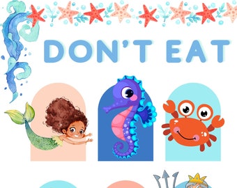 Don't Eat Pete Game - Mermaid/Ocean Edition