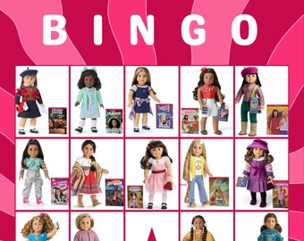 American Girl Doll Bingo