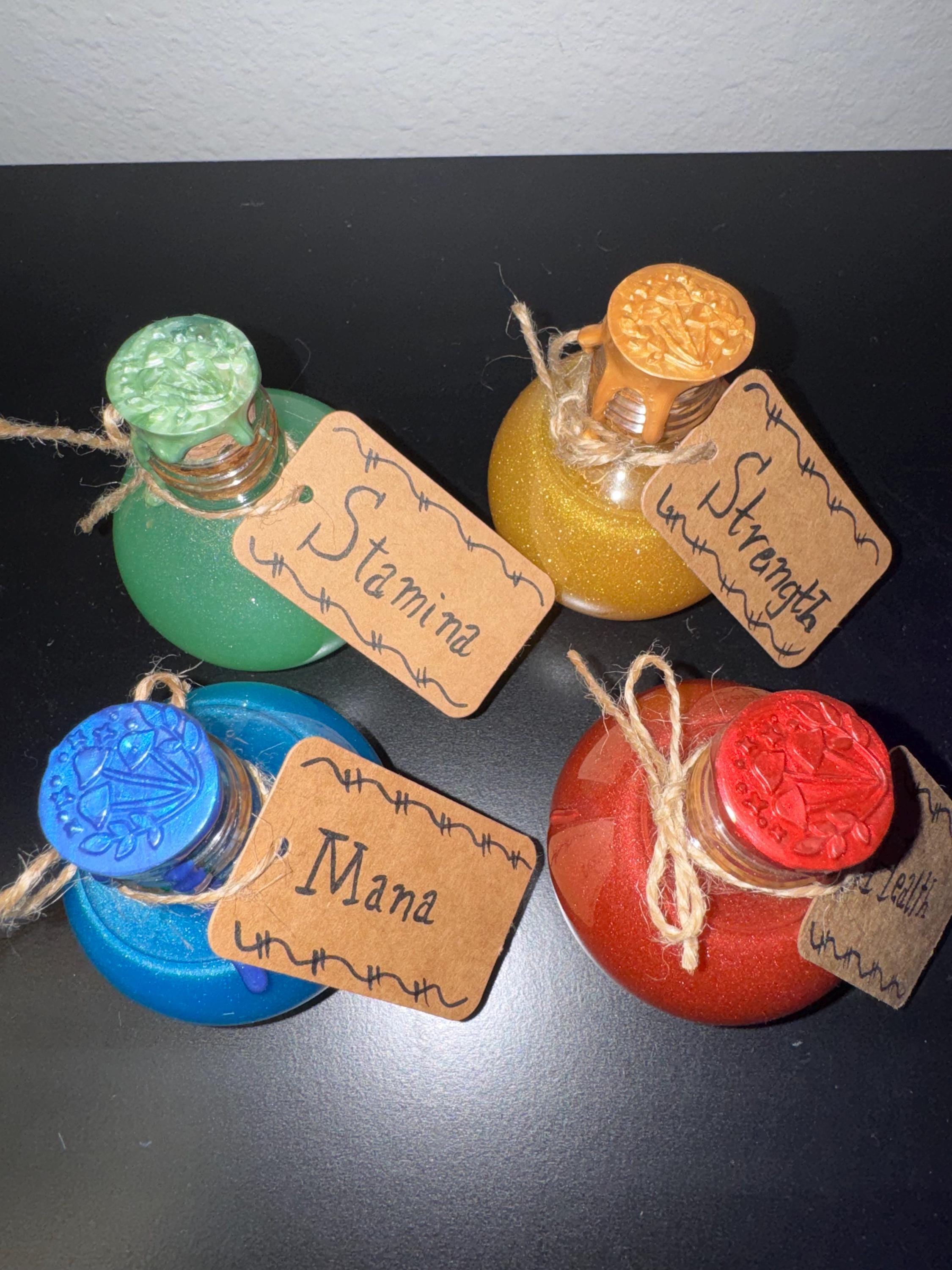 Handmade Fantasy Potion Bottles (dnd) - Etsy
