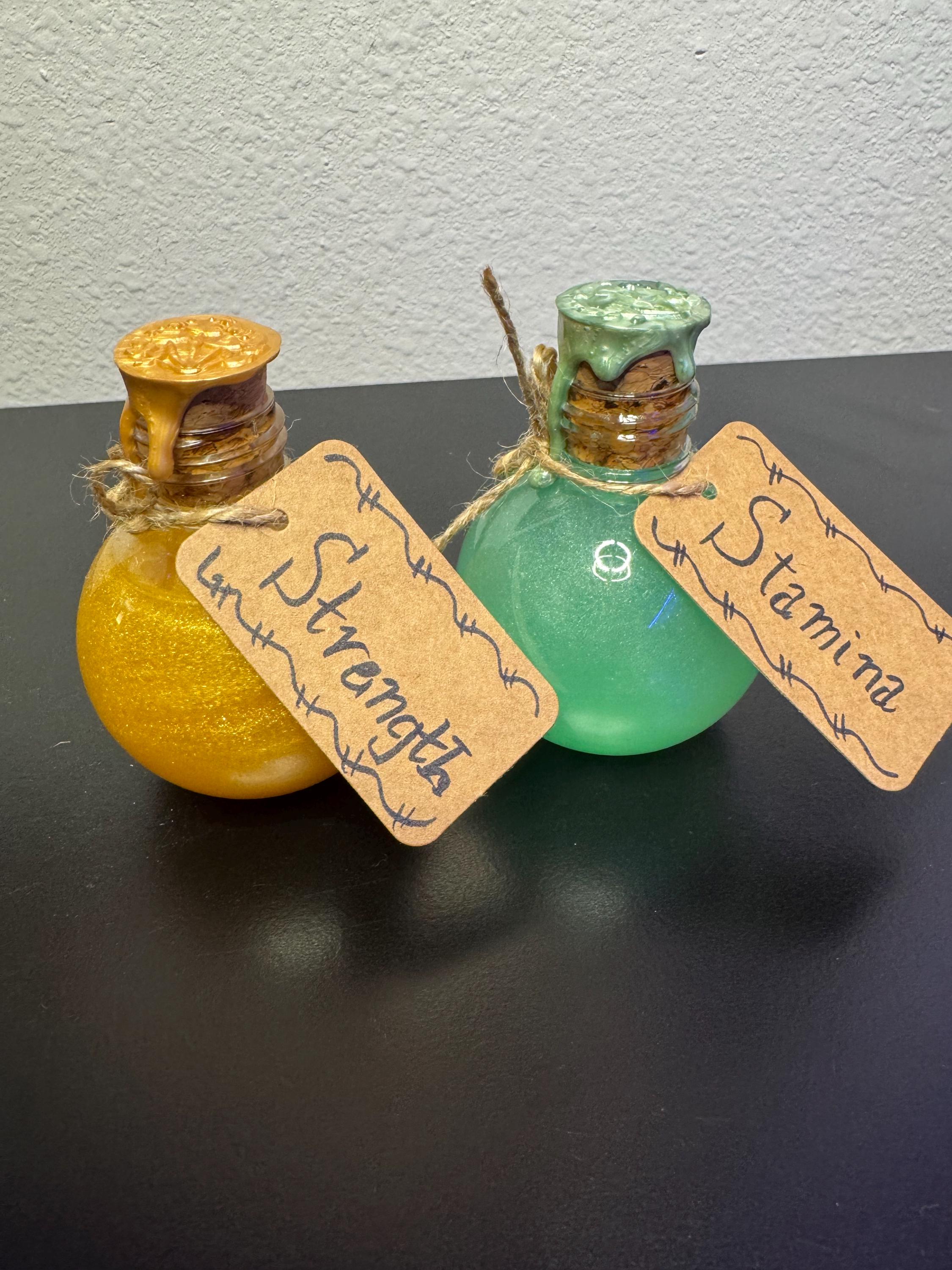 Handmade Fantasy Potion Bottles (dnd) - Etsy