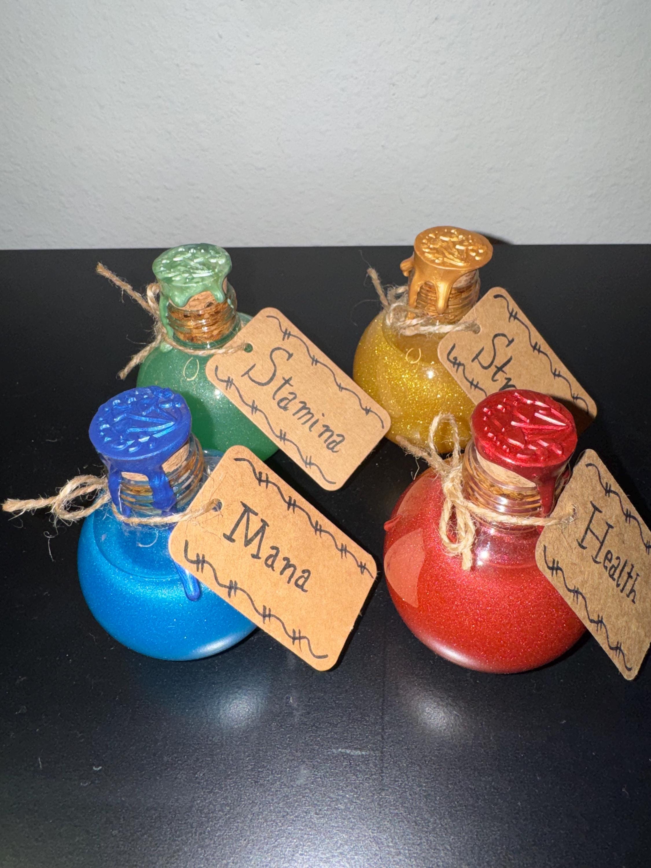 Handmade Fantasy Potion Bottles (dnd) - Etsy