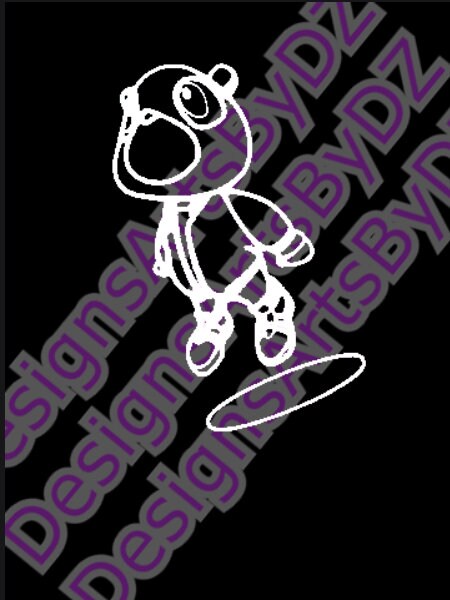 Kayne West Logo Design / Kayne West Poster / Muziek Print / Muziek Cadeau / Cadeau Idee / Kunst aan de muur