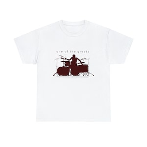 One of The Greats T shirt for Musicians, Whiplash Graphic T shirt, Drumming Jazz Music Gift