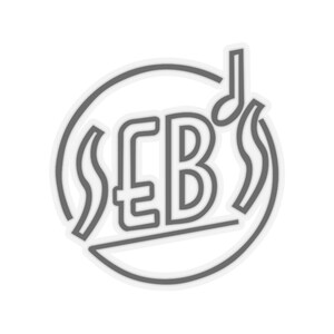 Adesivos retrô vintage do clube de jazz de Seb, adesivo com logotipo gráfico La la music land, presente musical de jazz