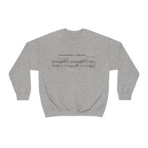 Beethoven Orchestra Sweatshirt, Comfy Sonate Sheet music Crewneck, Classical music Gift for Instrument Players
