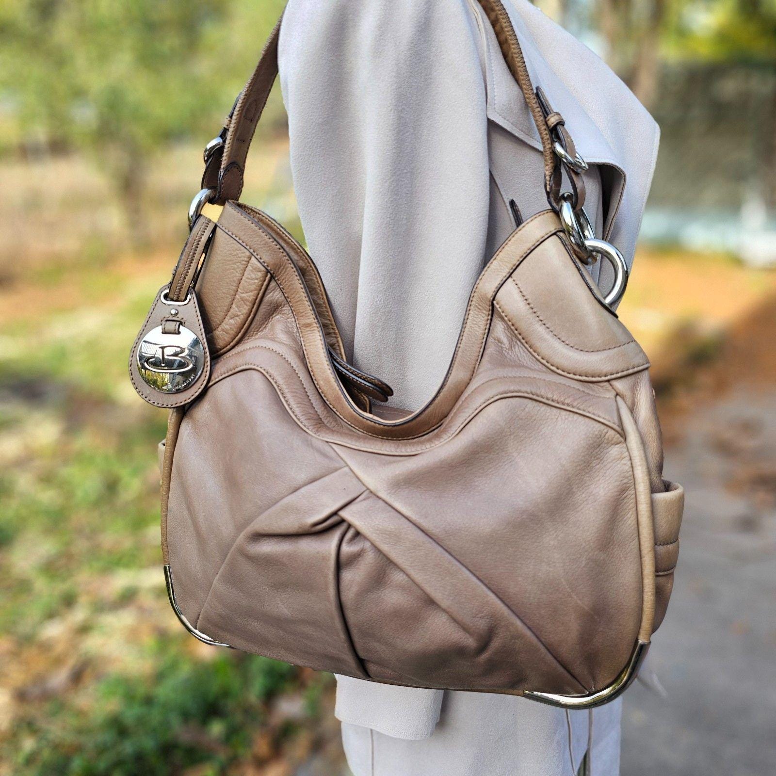 B. Makowsky Large Hobo Shoulder Bag Handbag Pre owned Etsy