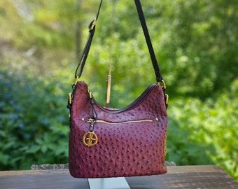 Giani Bernini Burgundy Crossbody Bag One Size - 75% off