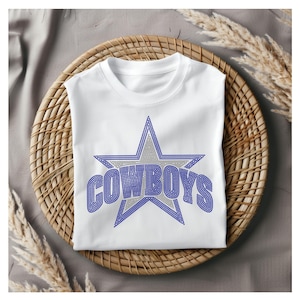 Cowboys Rhinestone Template, Instant Download, Digital Download, Rhinestone Template, Digital Bling, Hotfix Rhinestone Template, Bling File