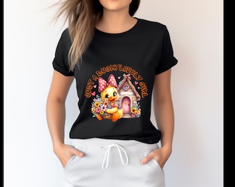 Cute Shirt, Funny T-shirt, Animal Tee, Women Shirt, Mother Shirt, Gift for Mom, Gift for Her, Funny Gift, Pet Lover, Duck Tee, Hello Spring