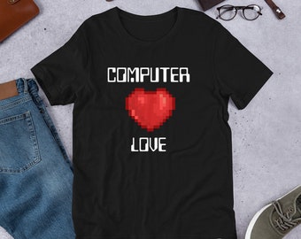 Computer Love t-shirt, Valentines Day Shirt, Valentines Day, Computer Love, Gamer, Dia de San Valentin, Computer shirt, computer