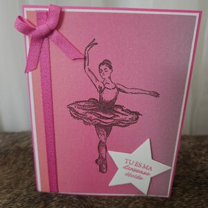 A handcrafted greeting card