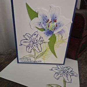 A hand-crafted greeting card