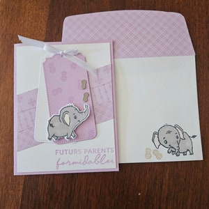 A handcrafted greeting card