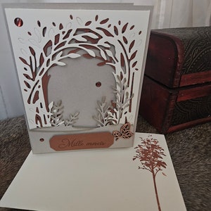 A hand-crafted greeting card
