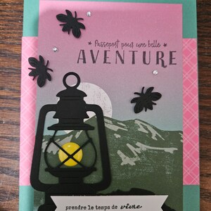 A handcrafted greeting card